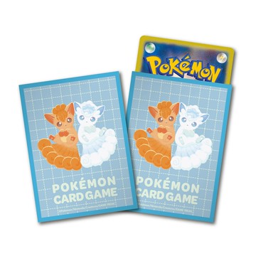 【POKEMON 寶可夢】寶可夢中心限定 PTCG 寶可夢 造型 卡套 六尾與阿羅拉六尾