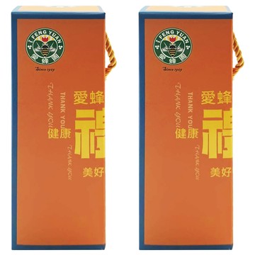 愛蜂園 琥珀龍眼蜂蜜禮盒  700g  2個