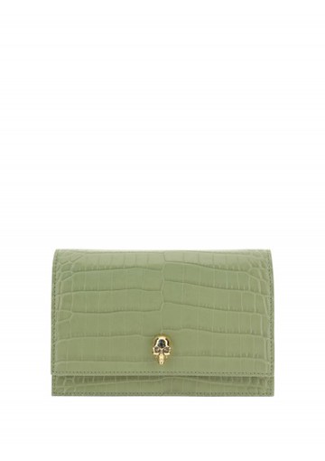 Alexander Mc Queen - Skull Mini Shoulder Bag - Womens - Green