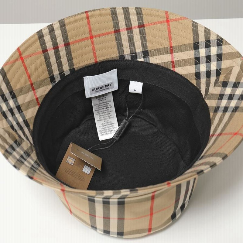 BURBERRY バーバリー　ホースフェリーモチーフ コットン バケットハット BURBERRY バーバリーホースフェリーモチーフ コットン バケット