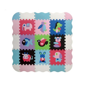 【PMU必美優】EVA含邊條加厚版遊戲地墊組 (附玩具球10顆)