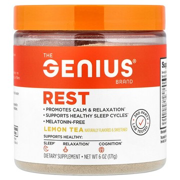 The Genius Brand, Rest, Lemon Tea, 6 oz (171 g)