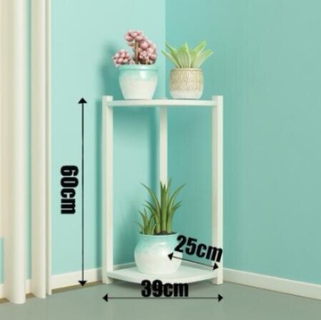 簡易花架 陽臺鐵藝綠蘿簡易鐵架轉角置物架三角多層花架墻角架客廳室