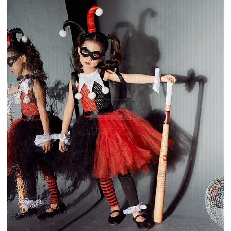 ハロウィン クラウン コスプレ衣装 ドレス パンツ 小物 キャラクターコスプレ コスプレ衣装 お嬢様コスチューム 仮装 女の子 子供服 舞台演出服 通販 Lineポイント最大get Lineショッピング