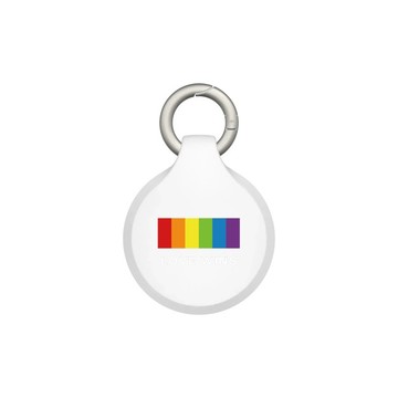 犀牛盾 Apple AirTag 保護殼 防丟保護套 附兩組掛環 【獨家設計款】 - 白色 - Lo