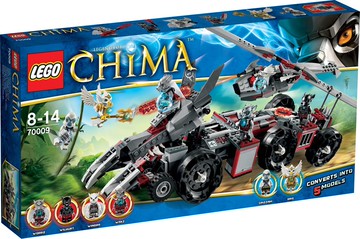 LEGO 樂高 Chima Warris的戰鬥戰車 稀有號 70009