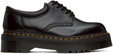 Dr. Martens 黑色 8053 Leather Platform 牛津鞋