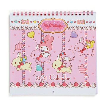 【震撼精品百貨】2021年曆 My Melody 美樂蒂 三麗鷗 記事手帳/年曆/行事曆/日誌/桌曆*57156 震撼日式精品百貨