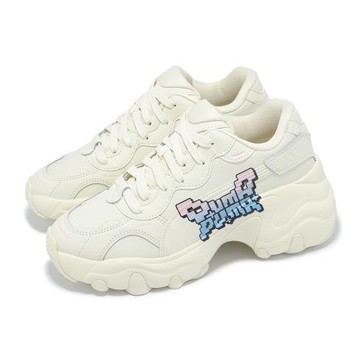Puma 休閒鞋 Pulsar Wedge Wns Nostalgic 女鞋 米白 厚底 增高 老爹鞋 40097201