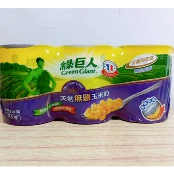 (10%蝦幣回饋/免運) 綠巨人 天然無鹽玉米粒 198g/1入 天然玉米 珍珠玉米