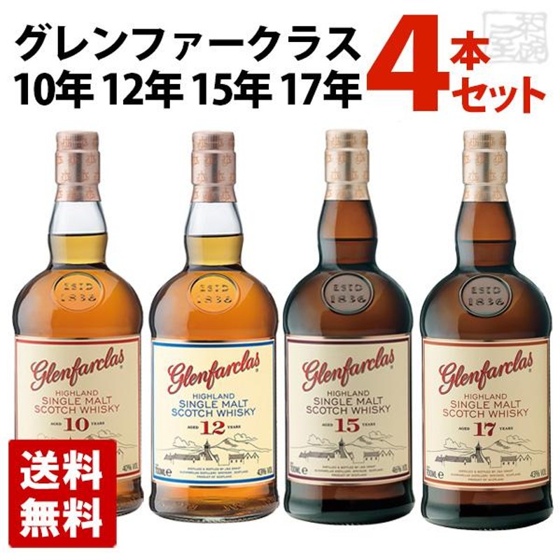 新年の贈り物 サントリー 山崎、Old Parr 12年、glenfarclas 10年