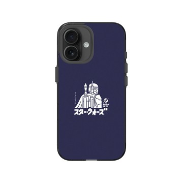 iPhone 16 Clear (相機按鈕) 酷墨灰 - 迪士尼-星際大戰 Star Wars - 波巴費特-日文字系列