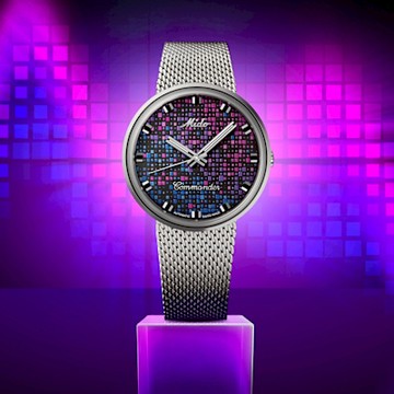 MIDO 美度 官方授權 Commander 1959 迪斯可風格米蘭帶機械錶 1212購物節 送禮推薦-37mm M84294N711