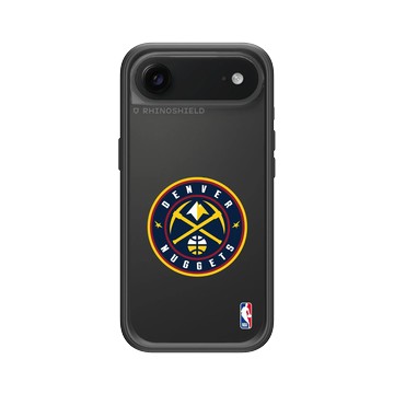 iPhone Air Mod NX -邊框背蓋組合 (相機按鈕) 黑 - NBA - Logo-丹佛金塊 Denver Nuggets