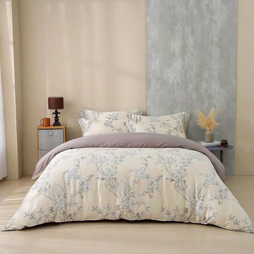 雙人薄被套床包組/ 天絲300織 / 天絲 萊賽爾 / 朱蒂思 [鴻宇] 台灣製 - T20191