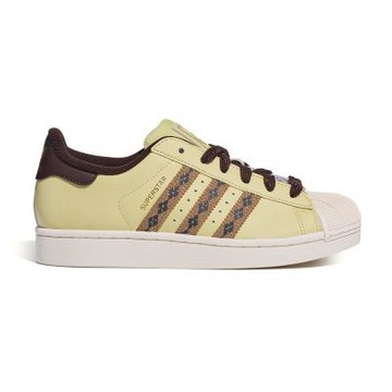 Adidas Superstar II W 女鞋 黃咖色 皮革 貝殼頭 運動 休閒鞋 LB4390