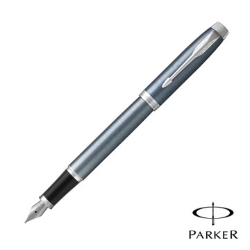 PARKER 派克 NEW IM 藍灰白夾 鋼筆