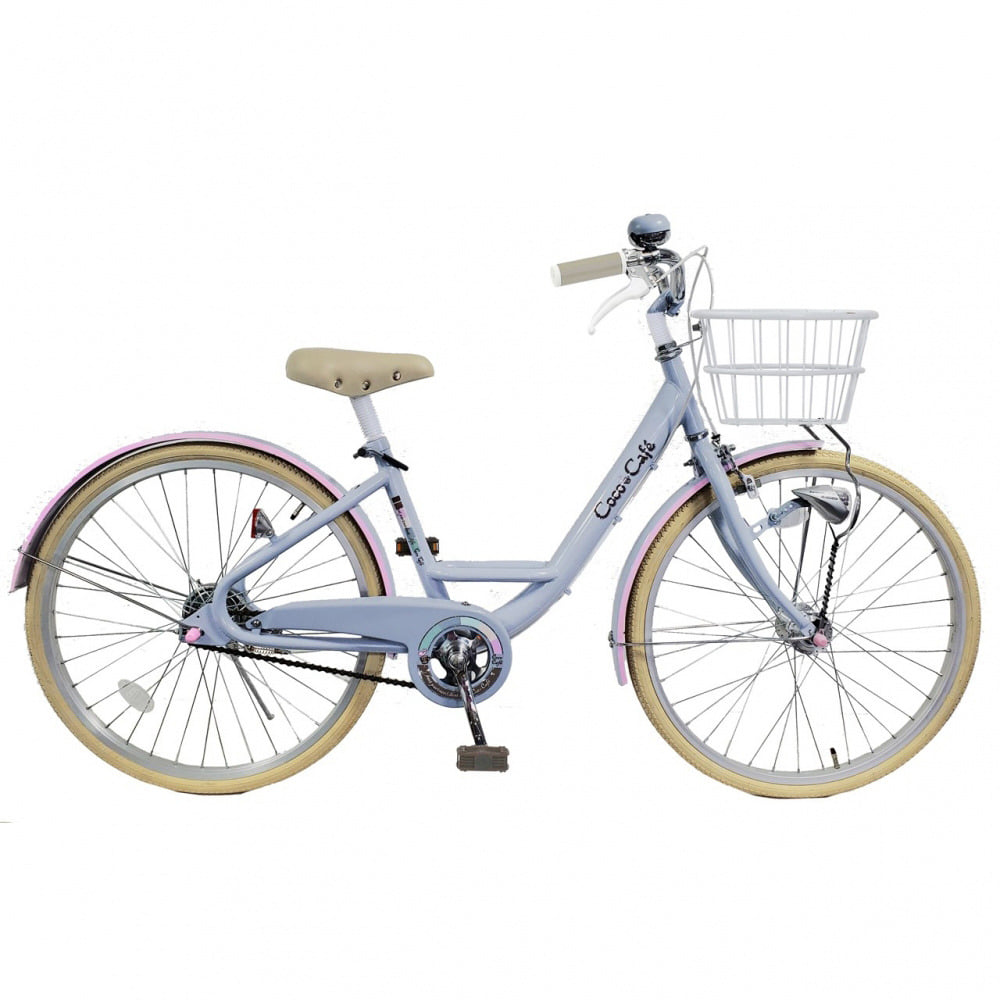 トイザらス限定 22インチ 身長1 135cm 子供用自転車 ココカフェエリッセ ブルーグレイ 女の子 通販 Lineポイント最大1 0 Get Lineショッピング