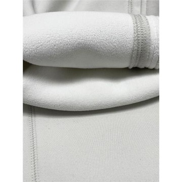 冬季簡約明線設計加絨休閑褲男寬松直筒褲美式高街運動加厚針織褲