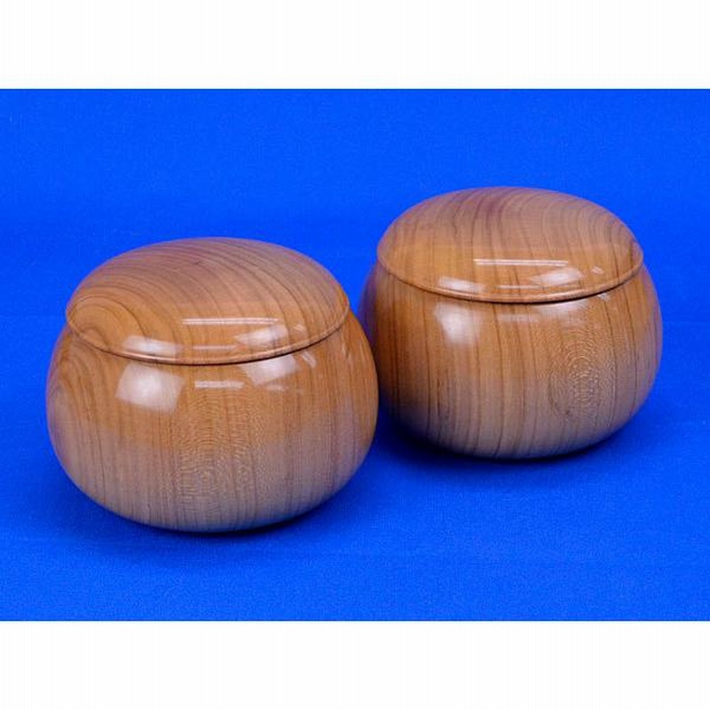 高級蛤碁石碁盤セット SET004】蛤碁石・銘木碁笥セット (月印31号/桜