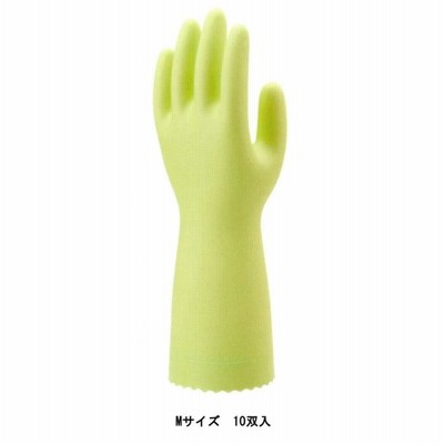 ナイスハンドMIEUX 中厚手 グリーン M(10双入) 0404871077 ショーワグローブ