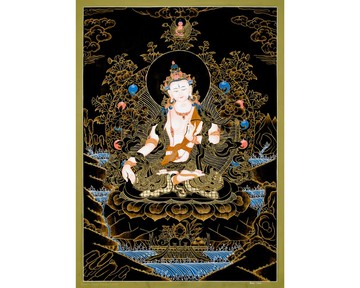 白度母唐卡 | 精緻的西藏藝術  帶來寧靜與精神更新