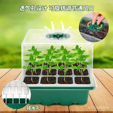 🔥臺灣熱賣好物🔥保溫育苗箱大號高蓋扡插盆播種育苗悶養盒葉插穴盤多肉居家搬運帶 XK90