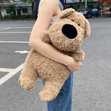 下殺免運 大鼻狗玩偶 小狗抱枕 毛絨玩具 狗狗玩偶 大鼻狗公仔 禮物 交換禮 小狗玩偶 沙發抱枕 巴納佈斯 小狗公仔