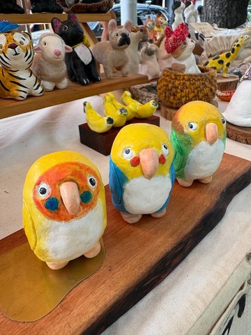 和尚鸚鵡收藏擺飾品/禮物/客製化/居家辦公室/手工捏塑
