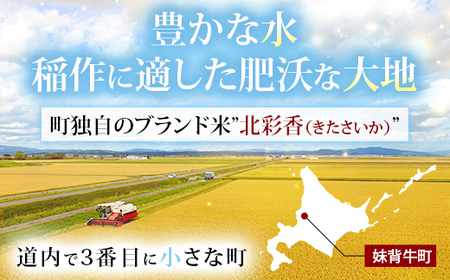 令和５年産 妹背牛産 新米 ★頂寒熟米★贈答用72個〈一括〉（1月発送）