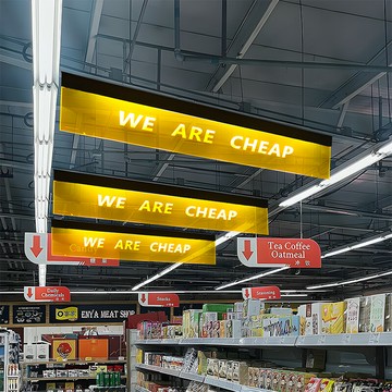 【台灣公司 可開發票】商場零食店懸掛亞克力導光板簡約高端高透亮指示牌產品介紹廣告牌