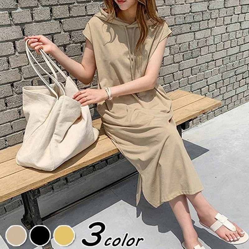 ワンピース レディース 40代 スウェットワンピース 春夏 半袖ワンピース フード付き 体型カバースウェット ゆったり韓国風 カジュアル 通勤 通販 Lineポイント最大0 5 Get Lineショッピング