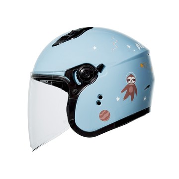 SOL SO-12 夢想家_亞麻藍 開放式安全帽