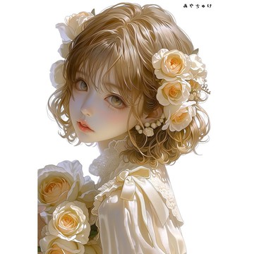 【3 月新品 3】07-119-0012 人物貼紙 春日序曲