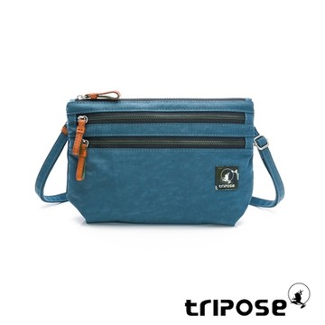 tripose MIN多功能袋中袋斜背包 湖畔藍