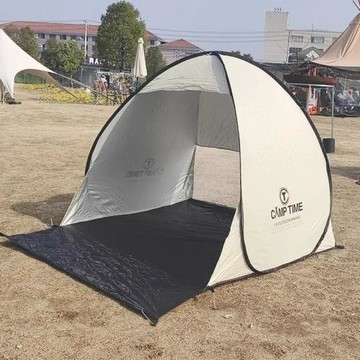 戶外帳篷沙灘草坪一秒速開防水防曬休閑野外露營自動快速折疊