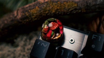 Escape 機械鍵盤帽，可愛蘑菇鍵帽，Cherry MX 開關鍵帽
