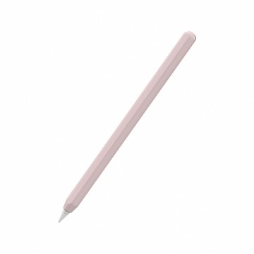 AHAStyle Apple Pencil 2代/Pro 超薄素色矽膠筆套 莫蘭迪色調 粉色