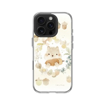 iPhone 16 Pro Clear Case（相機按鈕） 透明 - 涼丰 LiangFeng - 松果與小松鼠