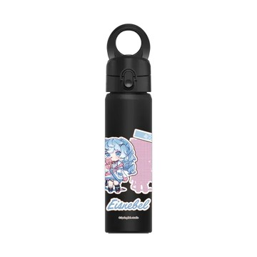 磁吸水壺 AquaStand 不鏽鋼 700cc - 附吸管 黑 - 瑟拉斯蒂歐 - 冰霧 - 快樂甜筒
