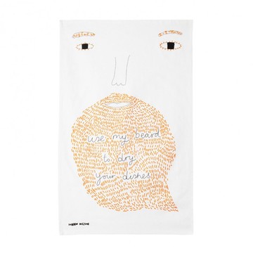Use My Beard 彩繪餐巾布 | Donna Wilson