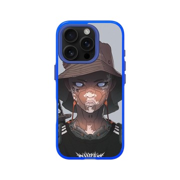 iPhone 16 Pro Clear 激光藍 - Davey Perkins - 太空忍者