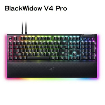【享最高折300】Razer 雷蛇 BlackWidow V4 Pro 黑寡婦 蜘蛛幻彩版機械式鍵盤 黃軸/RZ03-04683300-R3T1 綠軸/RZ03-04681600-R3T1