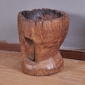 泰國風格創意環保原生態柚木擺件 東南亞家居裝飾收納 復古擺件1入