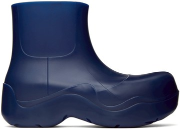 Bottega Veneta 蓝色 Puddle 踝靴