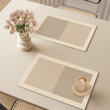 日本品質餐墊防水防油桌墊皮革餐桌隔熱墊餐盤墊輕奢風西餐墊