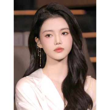 天然淡水珍珠耳夾無耳洞女耳骨夾輕奢高級流蘇耳骨環絕美獨特耳飾