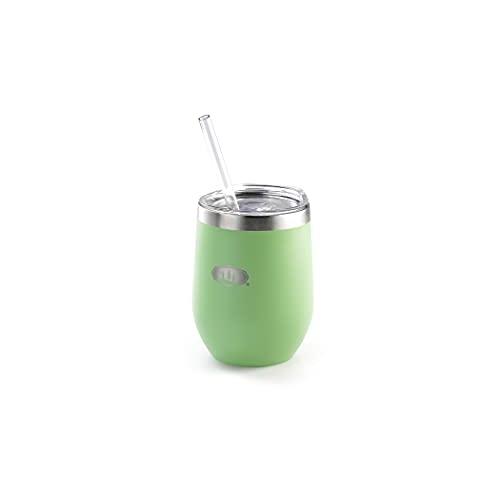 GSI Outdoors Glacier Stainless Lightweight Tumbler with Straw for Camping,