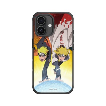 iPhone 16 SolidX 黑 - 火影忍者 Naruto - 漩渦鳴人&波風水門
