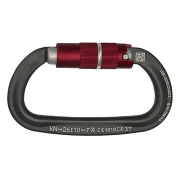 rock empire OPUS3T三段自動O型鋁鉤環  24 mm  黑色